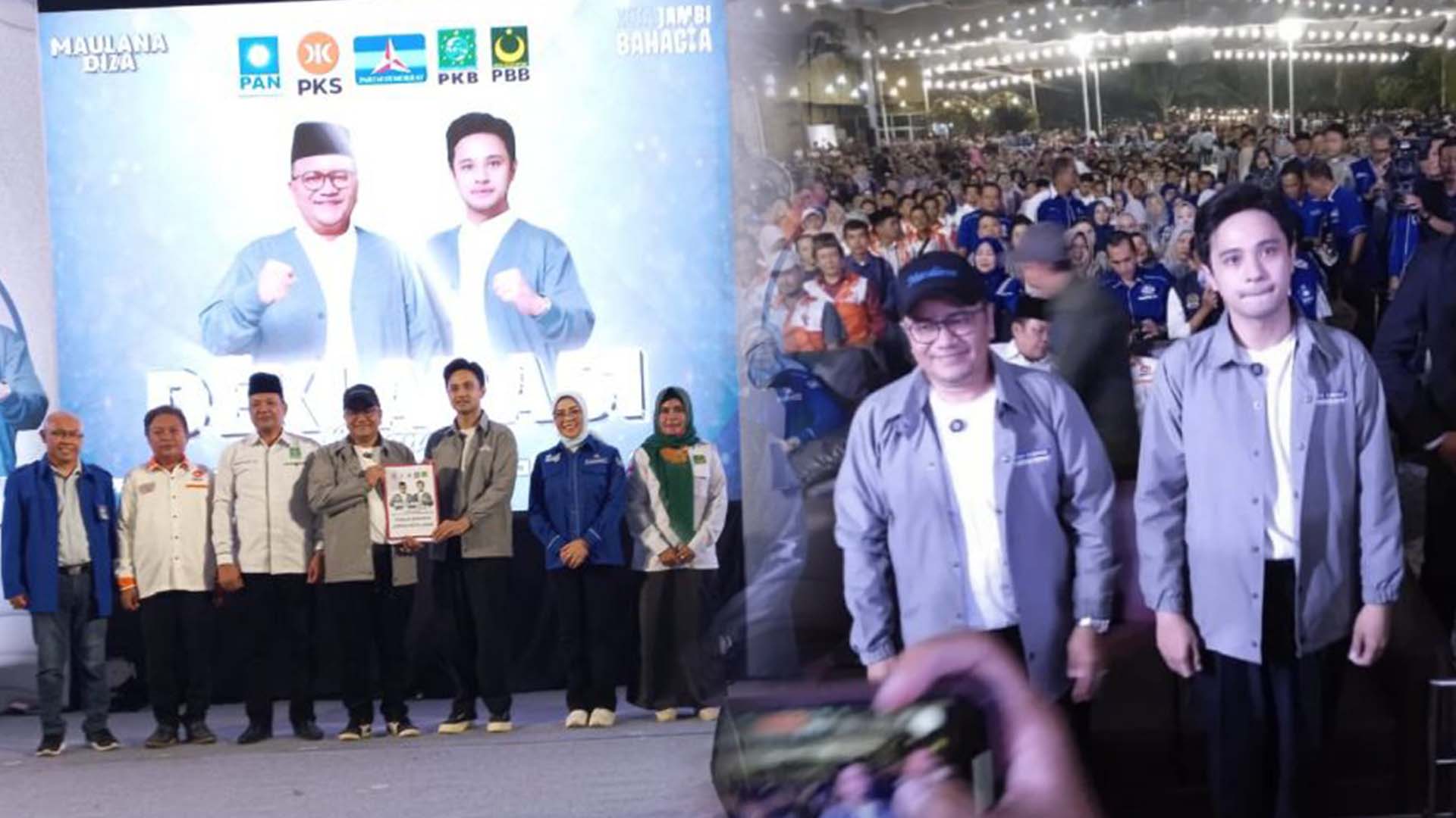 Deklarasi Maulana-Diza: Momentum Persatuan dan Harapan Baru bagi Kota Jambi
